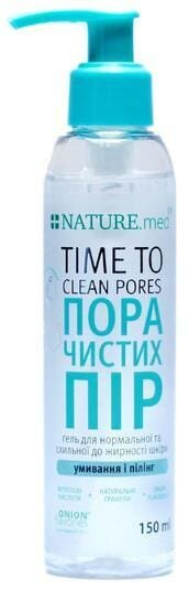 Гель для вмивання NATURE.med Пора чистих пор, флакон з дозатором 150 мл