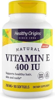 Вітамін Е Healthy Origins Vitamin E 400 МО, 90 капсул