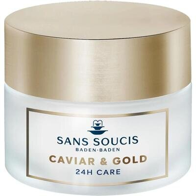 Крем-догляд Sans Soucis Caviar & Gold 24-год антивіковий для нормальної шкіри, 50 мл