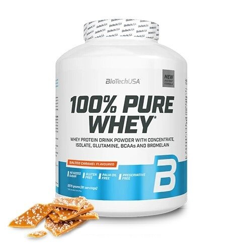 Протеїн Biotech 100% Pure Whey salted caramel, 2,27 кг