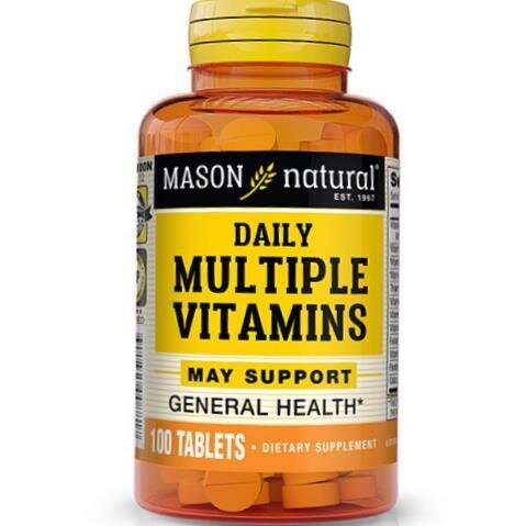 Мультивітаміни Mason Natural Daily Multiple Vitamins, 100 таблеток