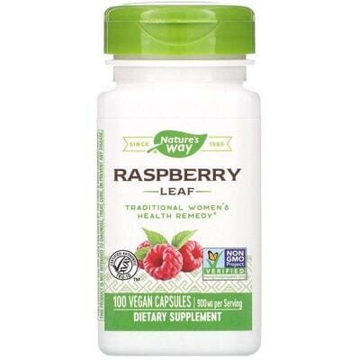 Червоної малини листя Nature's Way Red Raspberry 900 мг, 100 капсул