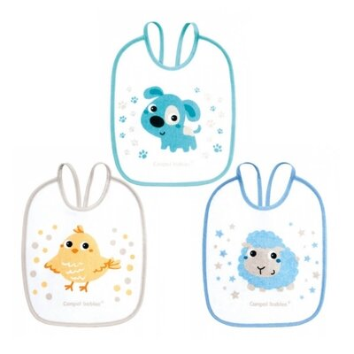 Слинявчик Canpol babies бавовняно-клейончатий, 2/103, 3 шт