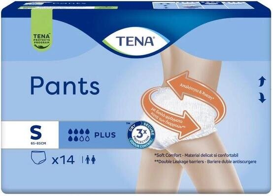 Підгузки-трусики Tena Pants Plus S, 14 штук