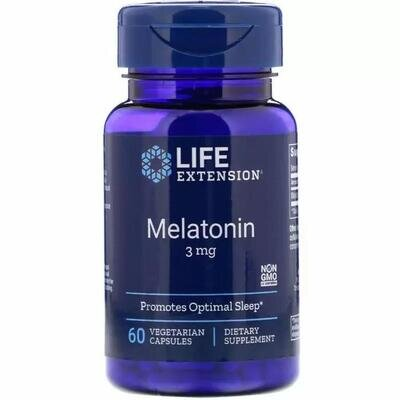 Мелатонін Life Extension Melatonin 3 мг, 60 капсул