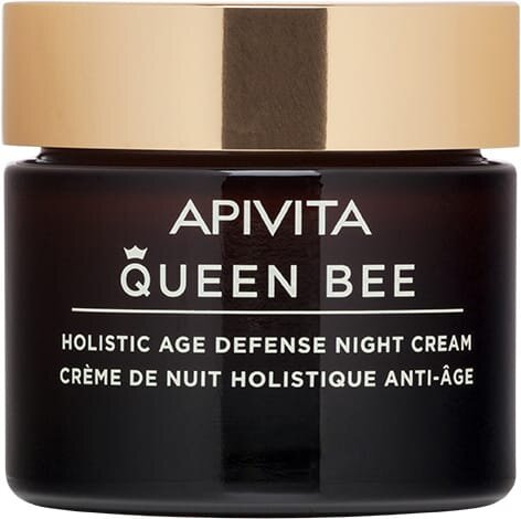 Крем для обличчя Apivita Queen Bee нічний для комплексного захисту від старіння, 50 мл
