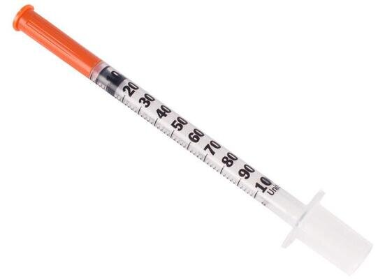 Шприц інсуліновий 1 мл U-100 BD Micro-Fine Plus 30G (0,30 x 8 мм), 1 штука