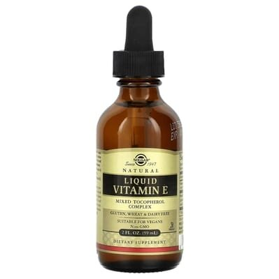 Вітамін Е Solgar Liquid Vitamin E рідкий, 59 мл
