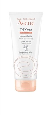 Молочко для обличчя і тіла Avene TriXera Nutrition живильне для сухої і чутливої шкіри, 200 мл