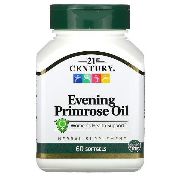 Олія Примули Вечірньої 21st Century Evening Primrose Oil, 60 м'яких таблеток