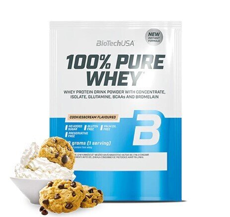 Протеїн Biotech 100% Pure Whey cookies & cream, 28 г
