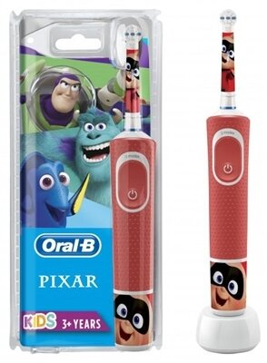 Електрична зубна щітка Braun Oral-B Kids Pixar D100.413.2К дитяча вік 3+