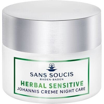 Крем для обличчя Sans Soucis Herbal Sensitive нічний для чутливої, сухої шкіри, 50 мл