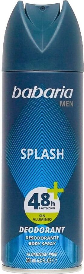 Дезодорант спрей Babaria Men Splash 48h для чоловіків, 200 мл