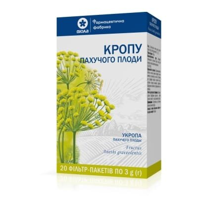 Кропу пахучого плоди по 3 г №20 у філ.-пак.