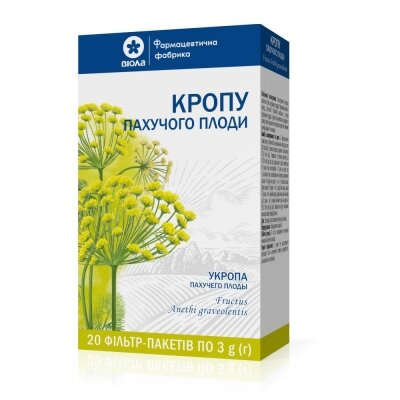Кропу пахучого плоди по 3 г №20 у філ.-пак.