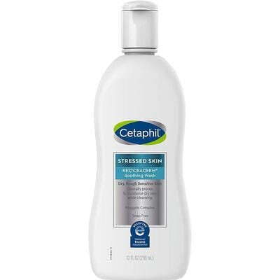 Засіб для вмивання Cetaphil Restoraderm Soothing Wash заспокійливий, 296 мл