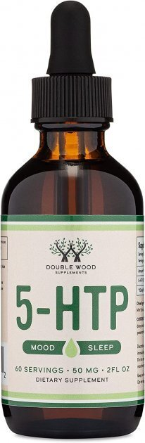 5-HTP Double Wood 5-HTP Liquid Drops, 60 мл