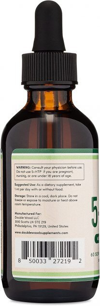 5-HTP Double Wood 5-HTP Liquid Drops, 60 мл