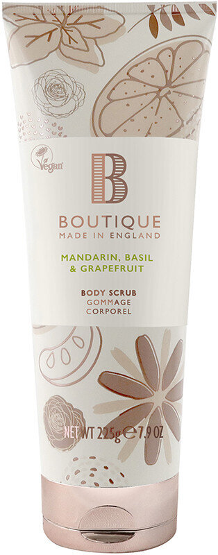 Скраб для тіла Boutique Mandarin, Basil & Grapefruit, 225 г