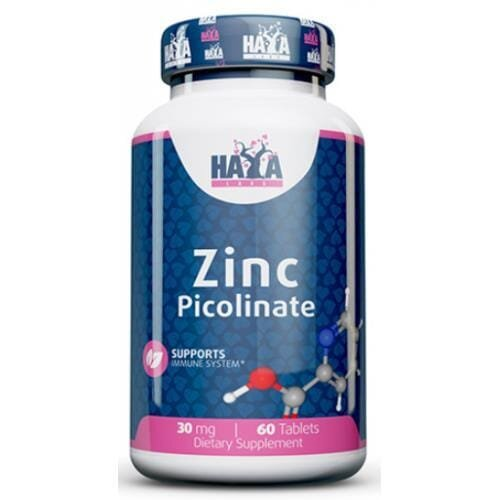 Цинк піколінат Haya Labs Zinc Picolinate 30 мг, 60 таблеток