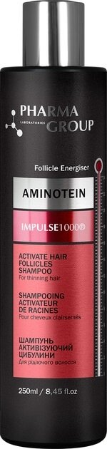 Шампунь Pharma Group Laboratories Aminotein+Impulse1000 активізація волосяних цибулин, 250 мл