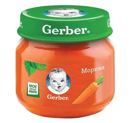 Пюре овочеве Gerber Морква, 80 г