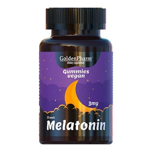 Мелатонін Golden Farm веганський мармелад №60