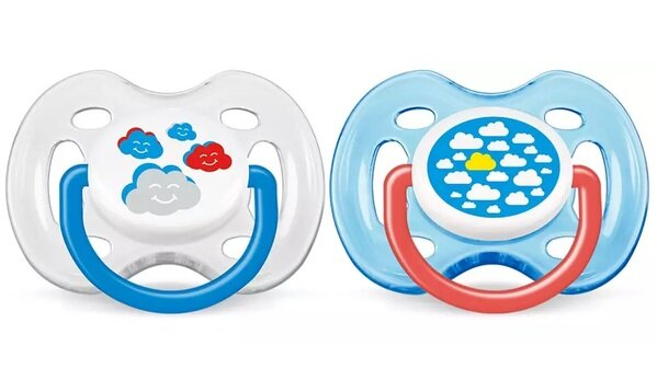 Пустушка силіконова Philips Avent Freeflow SCF172/18, 0-6 місяців, 2 шт