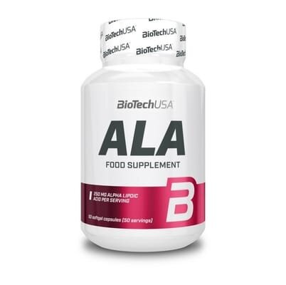 Альфа-ліпоєва кислота BioTech ALA, 50 капсул