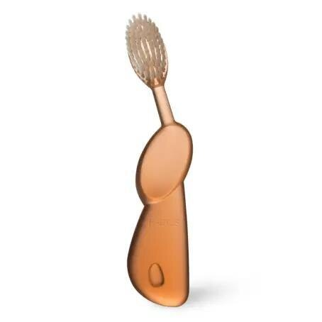 Зубна щітка Radius Big Brush Original Left hand для шульги, м'яка, кораловий