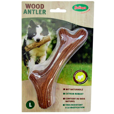 Іграшка Bubimex Wood Antler дерев'яний ріг для собак, розмір L
