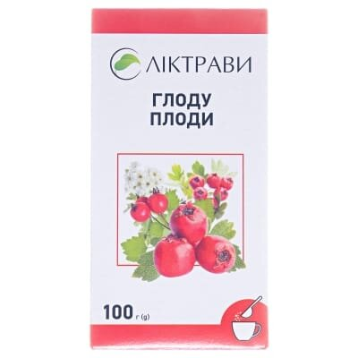 Глоду плоди по 100 г у пач. з внут. пак.