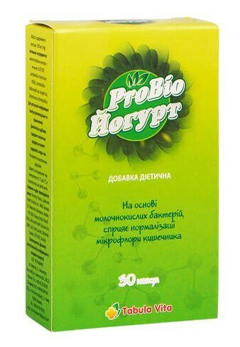 Йогурт ПроБіо Табула Віта капсули по 300 мг №30