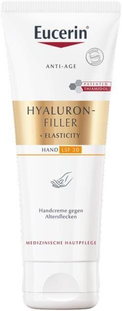 Крем для рук Eucerin Hyaluron Filler + Elasticity SPF30 проти вікових та пігментних плям (66875), 75 мл