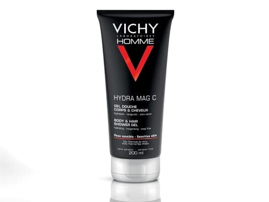 Гель для душу Vichy Homme Hydra Mag тонізуючий зволожуючий, для тіла і волосся, 200 мл