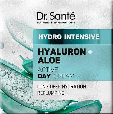 Крем для обличчя Dr.Sante Hydro Intensive Активний Гіалурон + Алое денний, 50 мл