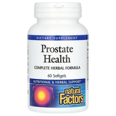 Здоров'я простати Natural Factors Prostate Health Complete Herbal Formula, 60 капсул