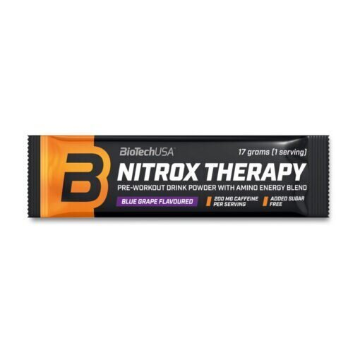 Передтренувальний комплекс Biotech Nitrox Therapy blue grape, 17 г