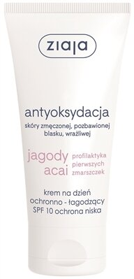Крем для обличчя Ziaja Ягоди асаї SPF10 денний, 50 мл