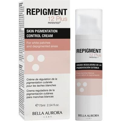 Крем для обличчя Bella Aurora Repigment 12 plus від білих плям і депігментованих ділянок, 75 мл