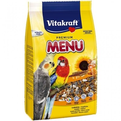 Корм для німф та великих папуг Vitakraft Menu, 1 кг