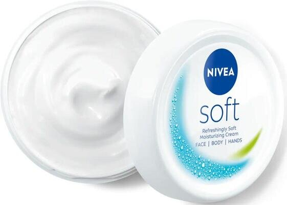 Крем Nivea Soft Інтенсивний зволожуючий для обличчя, рук та тіла (89059), 100 мл