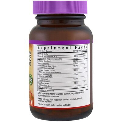 Комплекс для нормалізації кров'яного тиску Bluebonnet Nutrition Targeted Choice Blood Pressure Support, 60 рослинних капсул