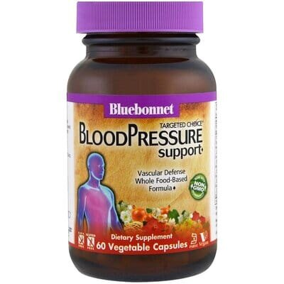 Комплекс для нормалізації кров'яного тиску Bluebonnet Nutrition Targeted Choice Blood Pressure Support, 60 рослинних капсул