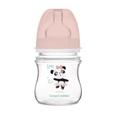 Пляшечка антиколікова Canpol Babies EasyStart Toys 35/220_pin з широким отвором, 120 мл
