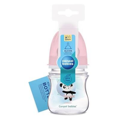Пляшечка антиколікова Canpol Babies EasyStart Toys 35/220_pin з широким отвором, 120 мл