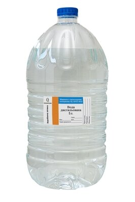 Вода дистильована Органіяфарм, 5 л