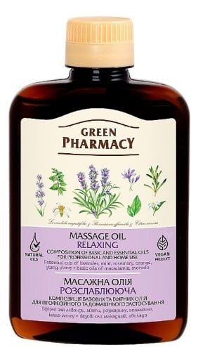 Олія масажна Green Pharmacy Розслаблююча, 200 мл