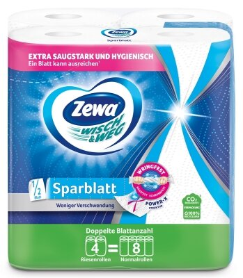 Рушники паперові Zewa Wisch Weg 2 шари, 4 рулони